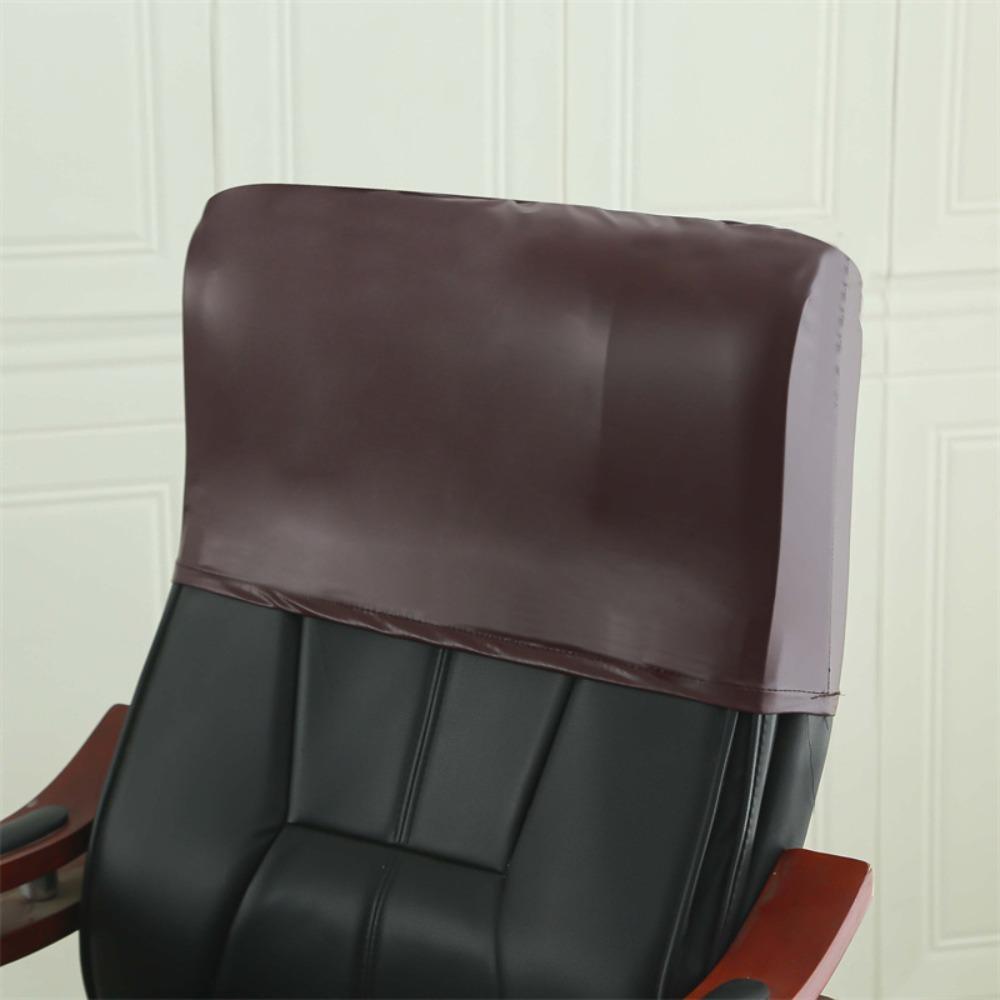 Waterproof Chair Back Cover High Elasticity Chair Head Cover Backrest Protector  Executive Chair красный