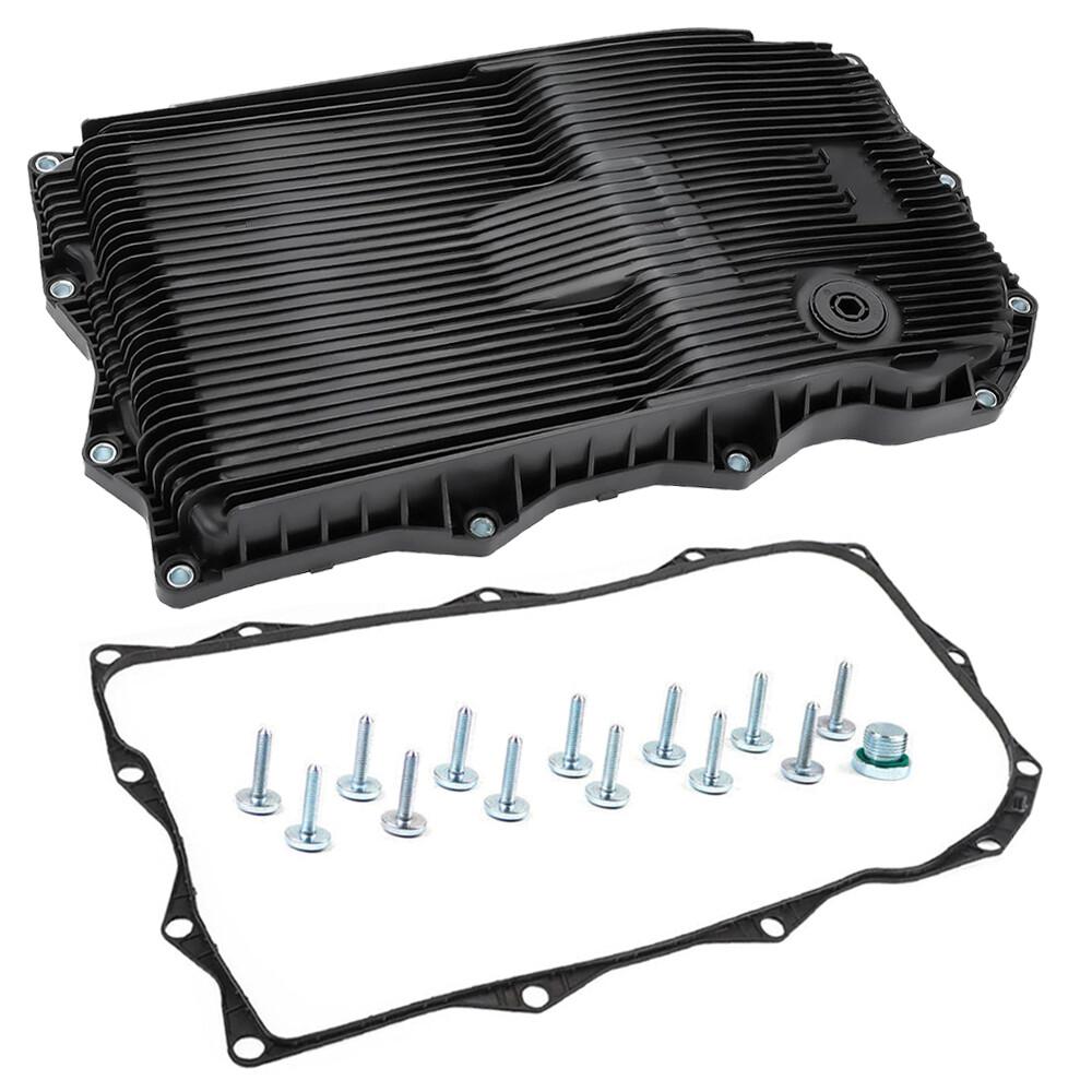 265-850, 265850 Поддон АКПП с прокладкой для Jeep Grand Cherokee 2014-2021 8-ступенчатый 68225344AA, 68233701AA чёрный