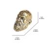 Long Bearded Spartan Warrior Brass Knife Beads EDC Outdoor DIY Paracord Woven Paracord Rope Decompression Toy Edc Accessory