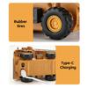 1:64 Alloy Engineering Vehicle 2.4G Mini Remote Control Dump Truck  Desktop Toys One-click Rc Carriage Lift Toys for Children