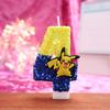 Pikachu Digital Candle Cake Decoration - Creative Cartoon Birthday Candle