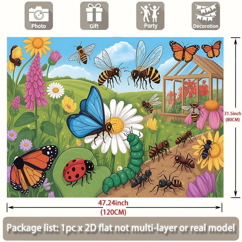 2D Plane - 2D Plane - 1 piece pack - 2D Plane banner, showcasing a vibrant garden