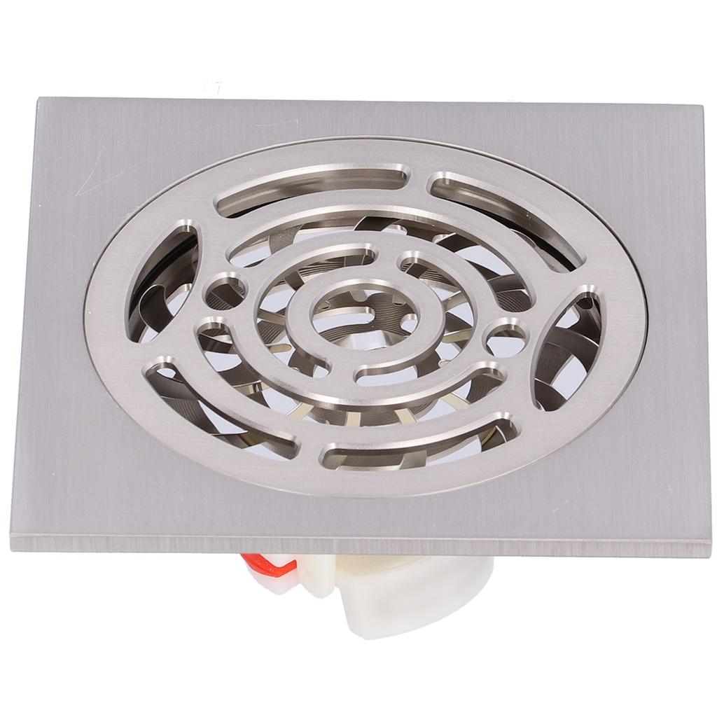Brushed Shower Floor Drain Copper Floor Strainer for Kitchen Bathroom Balcony Supplies