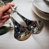 {QTG333} 2/5 Pcs Thicken Stainless Steel Spoon Long Handle Stainless Steel Hot Pot Scoops Cooking Utensils Rice Spoon Kitchen