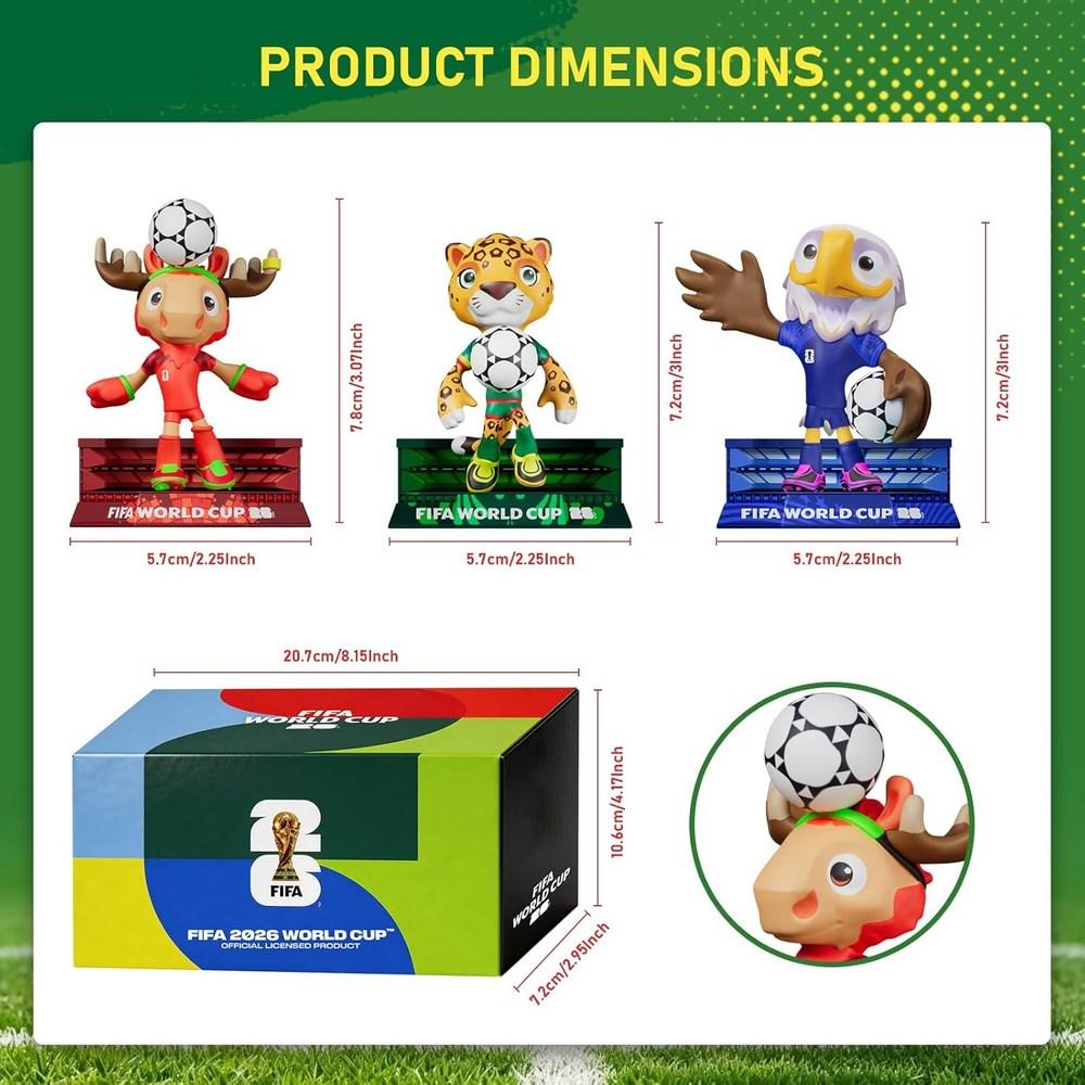 Daisuku FIFA 2026 World Cup Mascot Collectible Figure 3-Inch Official Licensed