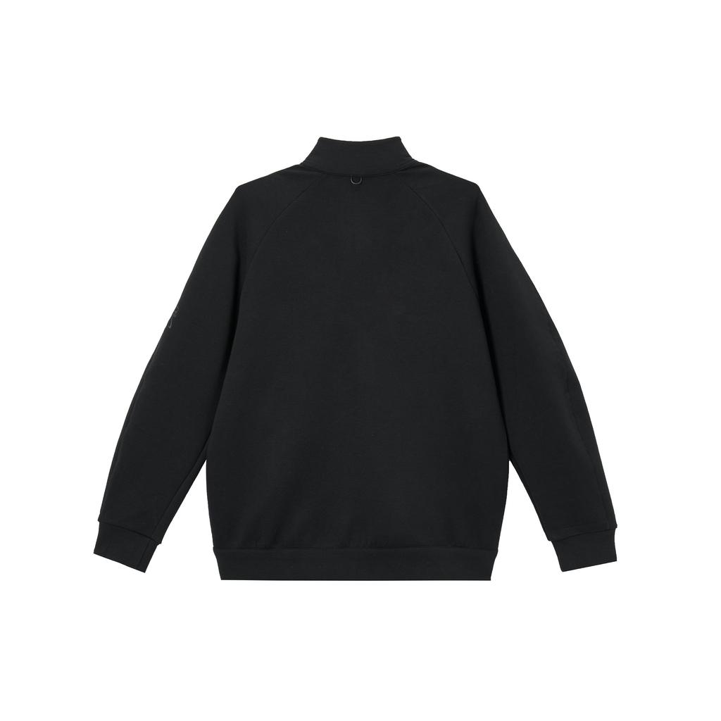 Nike Dri-Fit Impossibly Soft 24.7 Series Stand Collar Comfortable Casual Sweatshirt Men Sweatshirt Black Dark-Smoke-Grey HQ6954010
