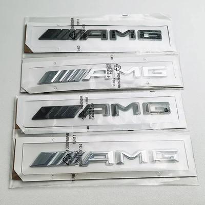 3D ABS Čierne Logo AMG Písmená Znak na Kufor Auta Pre Mercedes Benz W204 W205 W176 W177 W212 W213 AMG Nálepka Príslušenstvo
