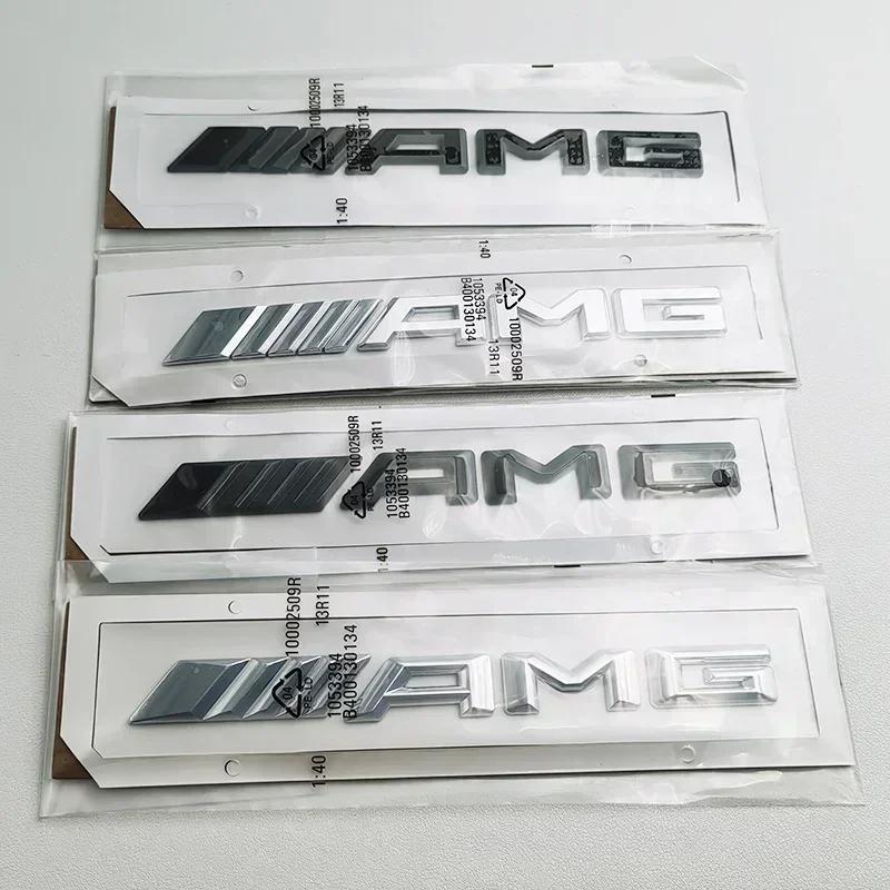 3D ABS Černé Logo Znak AMG Písmena Znak na Kufr Auta Pro Mercedes Benz W204 W205 W176 W177 W212 W213 AMG Samolepka Příslušenství