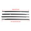Artudatech 4pcs Outer Door Glass Weatherstrip Moulding For Toyota Yaris Vitz 2005 2006 2007 2008 2009 2010