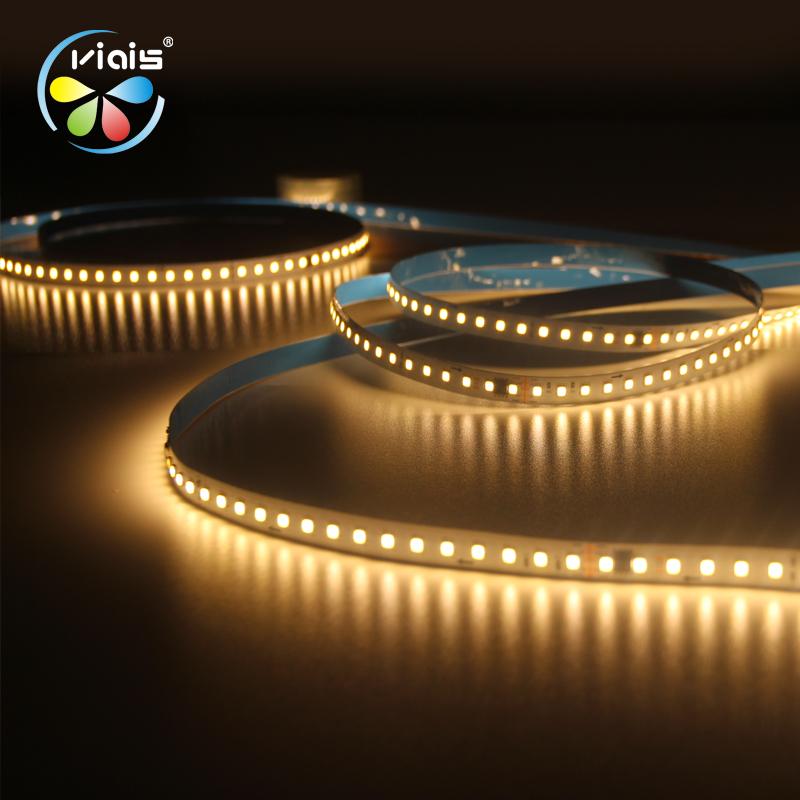 24V 126LEDs/m Copper 8mm Single Color Running Water LED Strip Light Strings with /Wi-Fi & Dimmable for Home Use