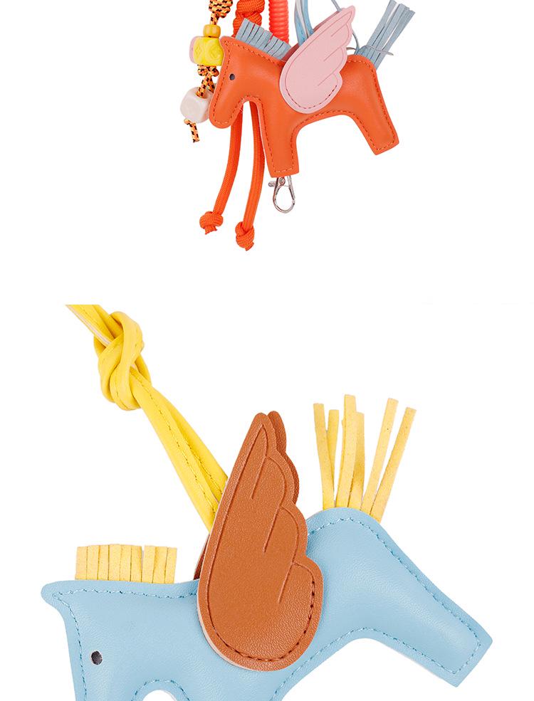 Exquisite Pegasus Handmade Keychain: Angel Pony Pendant & Car Accessory, Cute Bag Charm