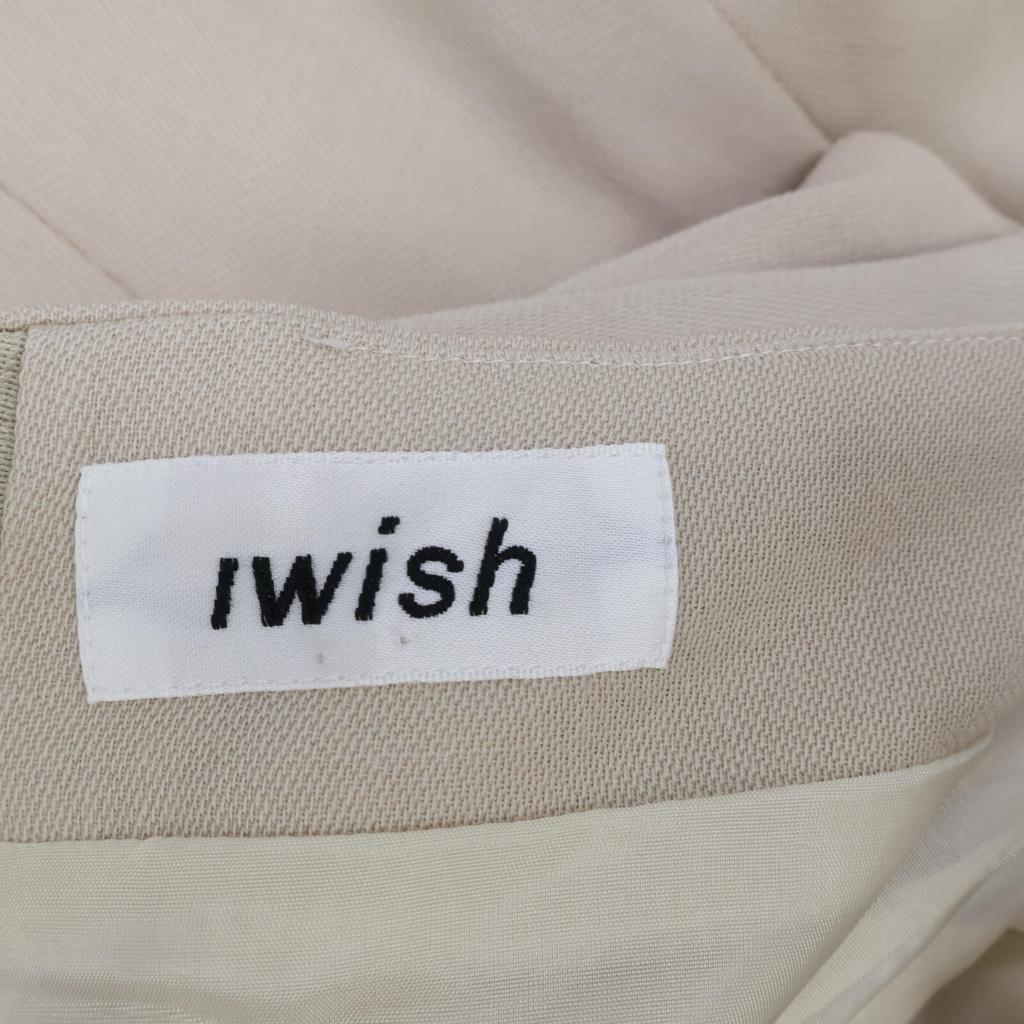 Y's [I WISH] IB-D83-192 Wool Camisole One Piece Dress Not Written beigeUsed