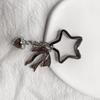 Heart Star Bowknot Charm Keychains Sweet Lovely Pendant Hangings Ornament Keyring Backpack Decoration for Women Girls