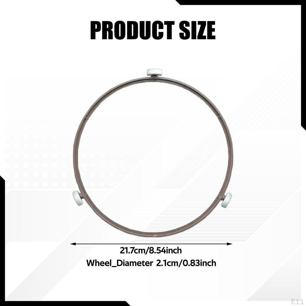 Szklany talerz obrotowy do mikrofalówki, taca, wspornik, uchwyt, akcesorium o wysokiej niezawodności, łatwe w instalacji