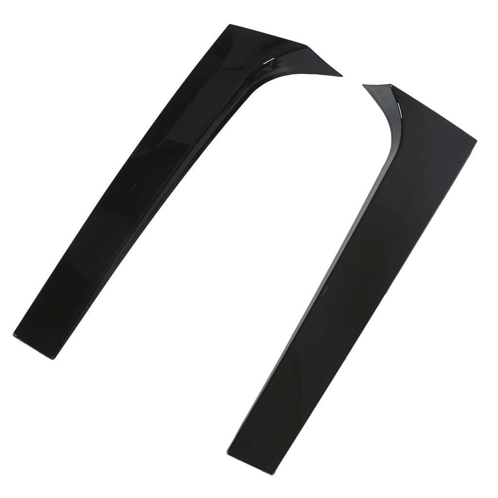Pair Car Rear Window Side Wing Glossy Black Replacement for Mercedes Benz GLK Class X204 2009‑2015
