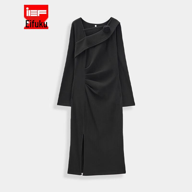 

IEF 2025 Autumn Versatile Long-Sleeve A-Line Dress L