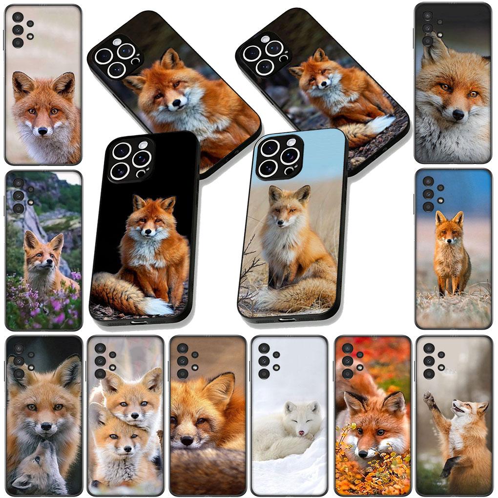 Fox Casing Phone Cover for Xiaomi Redmi Note 13 14 ProPlus A4 A3 Pro Plus 13C Pro+ Note13 Note14 Soft Case