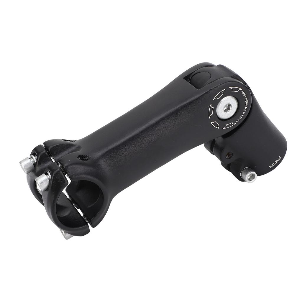Adjustable Bike Stem 90 Degree Aluminum Alloy Bike Handlebar Riser Extender for Mountain Bikes 28.6x31.8/110