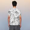 HLA Men's All-Over Print Casual Short Sleeve T-Shirt