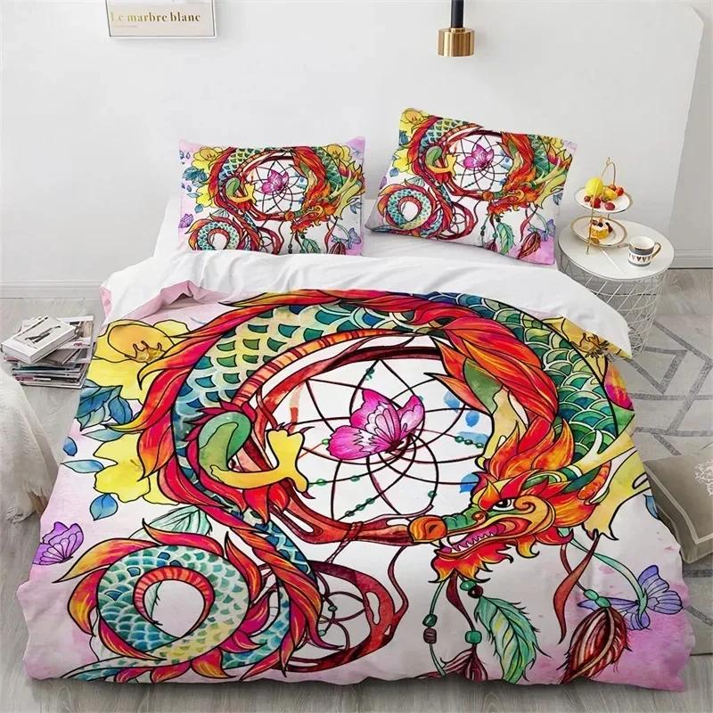 3D Wolf Fox Elk Wild Animals Bedding Set Boys Girls Twin Queen Size Duvet Cover Pillowcase Bed Kids Adult Home Textileextile