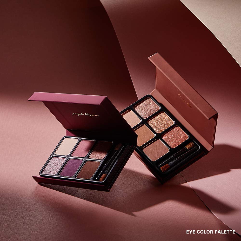 Heme 6-Color Eyeshadow Palette (6 Colors) Brown Tea Taiwanese Cosmetics