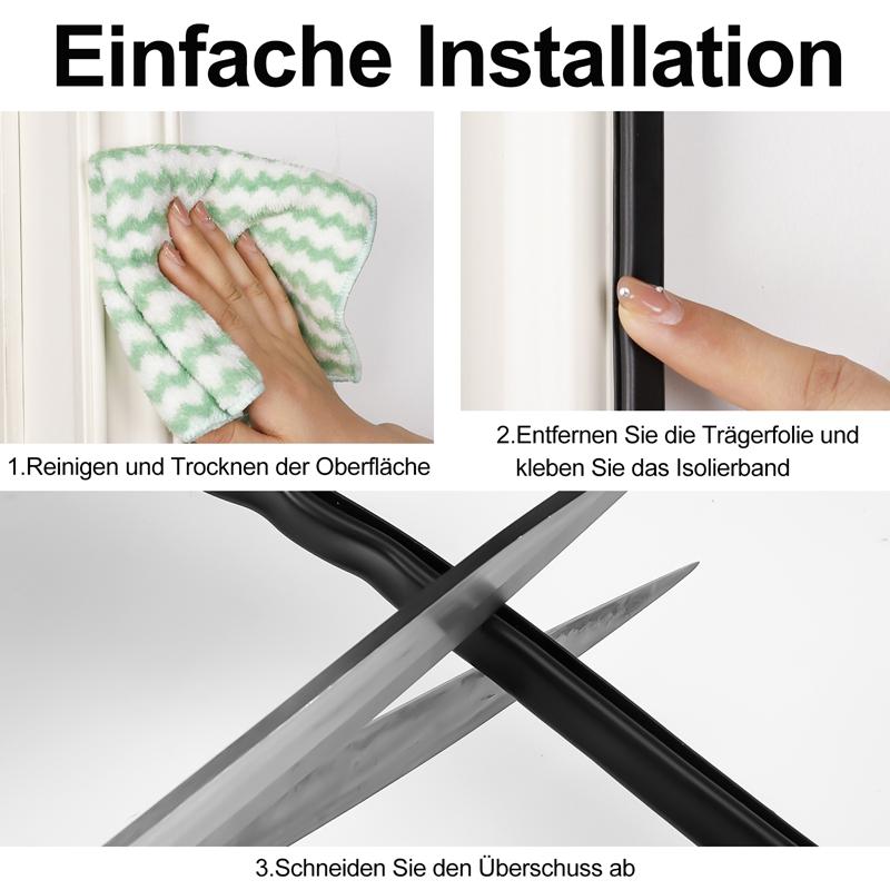 6M/Roll Door Bottom Seal Strip Weather Strip Under TPE Door Draft Stopper Thicker Anti-Cold Gap Blocker Sealing Weather Strip