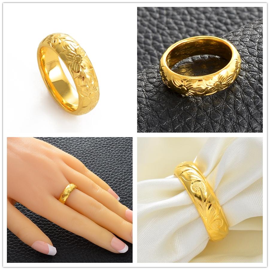 Anniyo Hawaiian Flowers Rings Women Girls African Jewelry Finger-Ring Guam Marshallese Chuuk Micronesia Kiribati #071704
