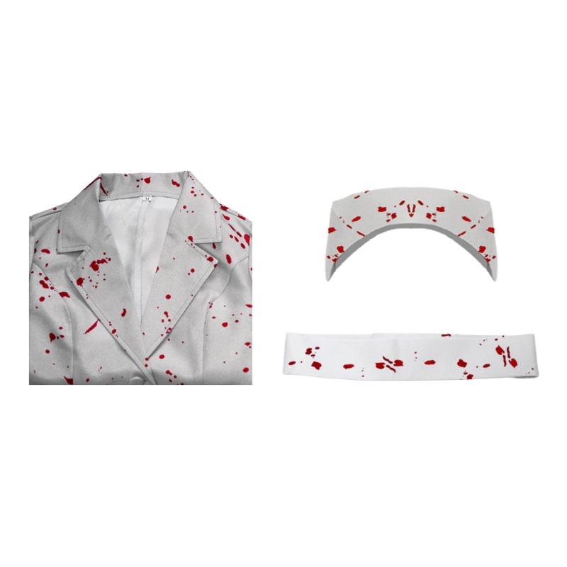 Женский Косплей Костюм Медсестры Ужасы Зомби Медсестра Косплей Косплей XS