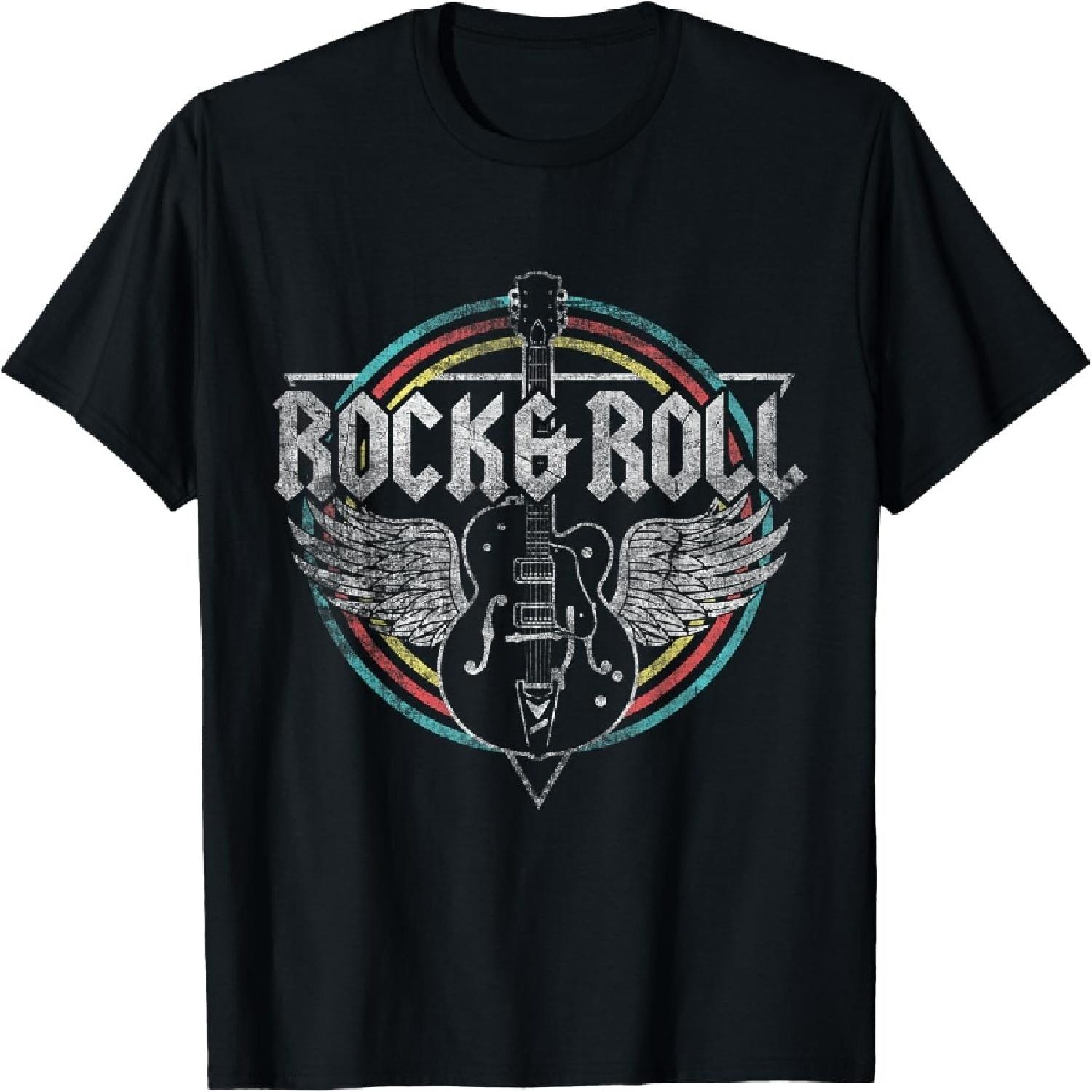 

Rock & Roll Guitar Wings Music T-Shirt XXXXXL різнокольоровий