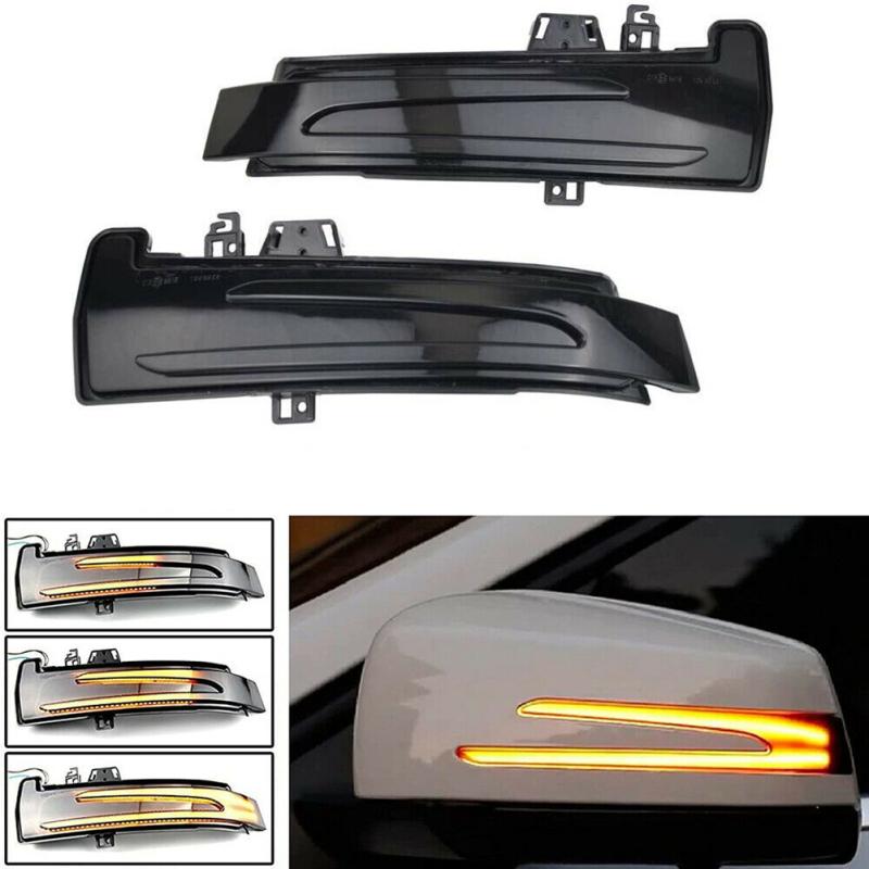 

1 пара светодиодных зеркал заднего вида поворотных сигналов совместима для A-класса W176 B-класса W246 E-класса W212 C-класса W204 Cla-класса