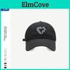Stylish Spring Summer Lightweight Quick Dry Baseball Cap With Heart Embroidery For Men And Women