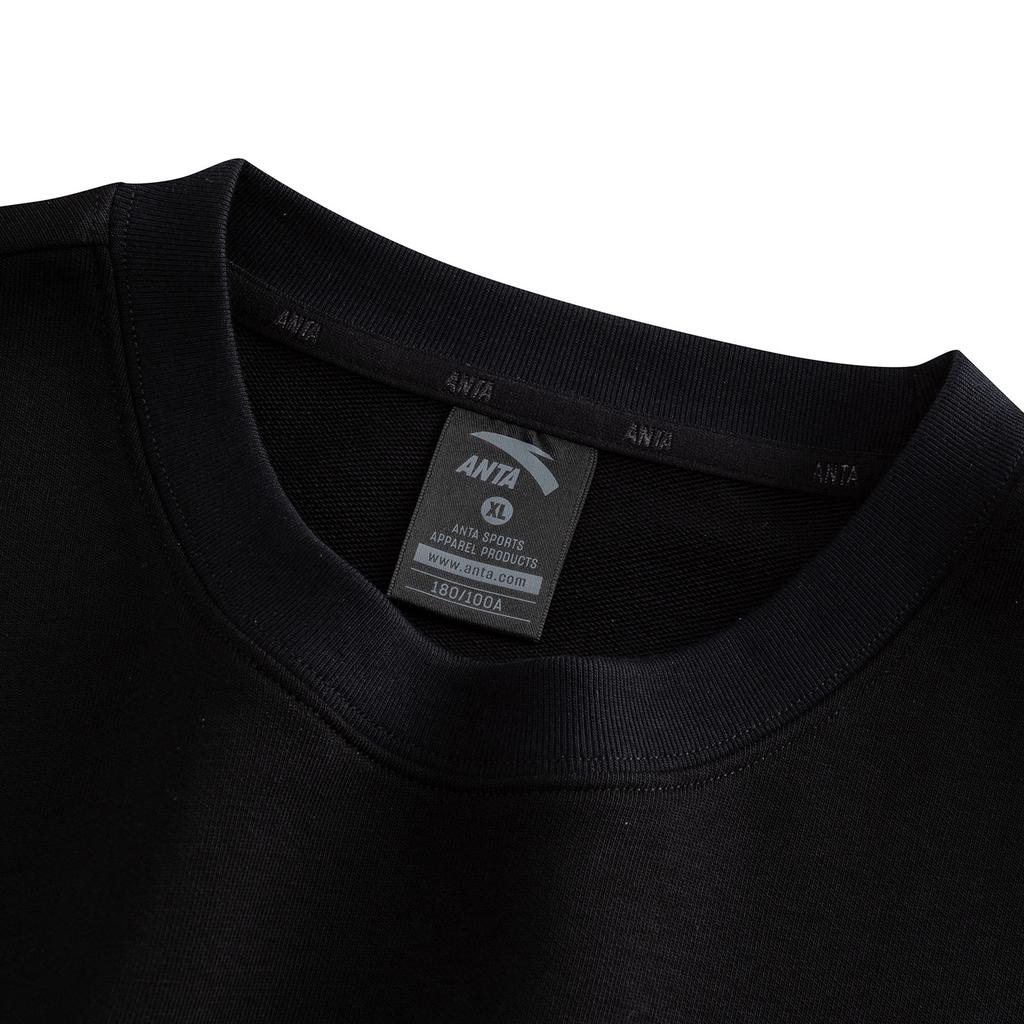 Anta Comfortable Simple Pullover Sweatshirt Men Tops 952548718S-4
