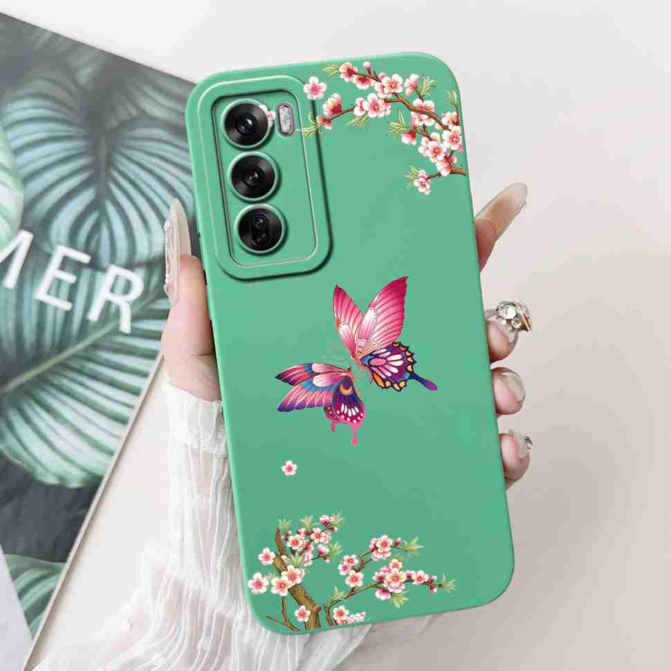 Silicone Case For Oppo Reno12 5G Colorful Small Cat Soft Cover For Oppo Reno 12 F 12F Reno12 FS 5G Protectors Cases Coque