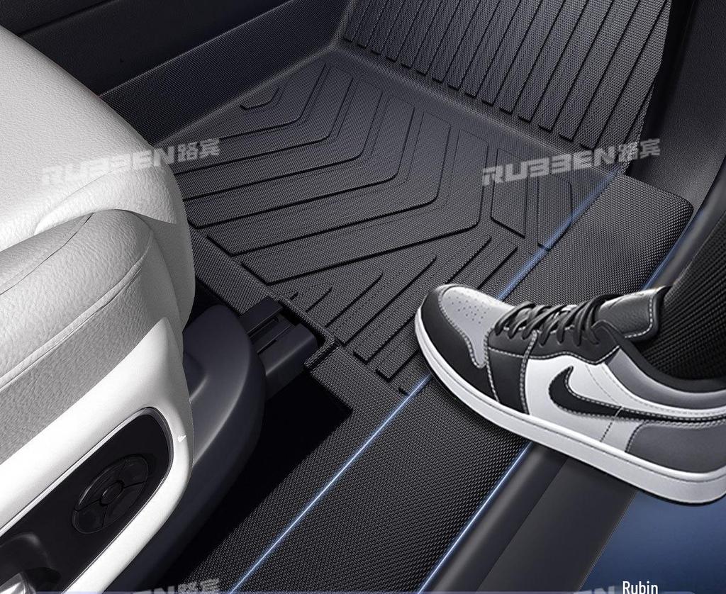 Lu Bin TPE Floor Mats & Trunk Mat for XPeng P7+ - Car Interior & Door Sill Decoration