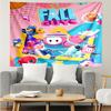 Fall Guys game Tapestry for Bedroom Aesthetic Classroom Tapestries Wall Hanging for Living Room Dorm Office,Ideal Creative Gift