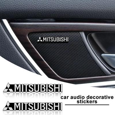 Auto Audio Dekor 3D Aluminium Abzeichen Emblem Aufkleber für ASX Lancer L200 Pajero Sport Attrage Mirage Eclipse