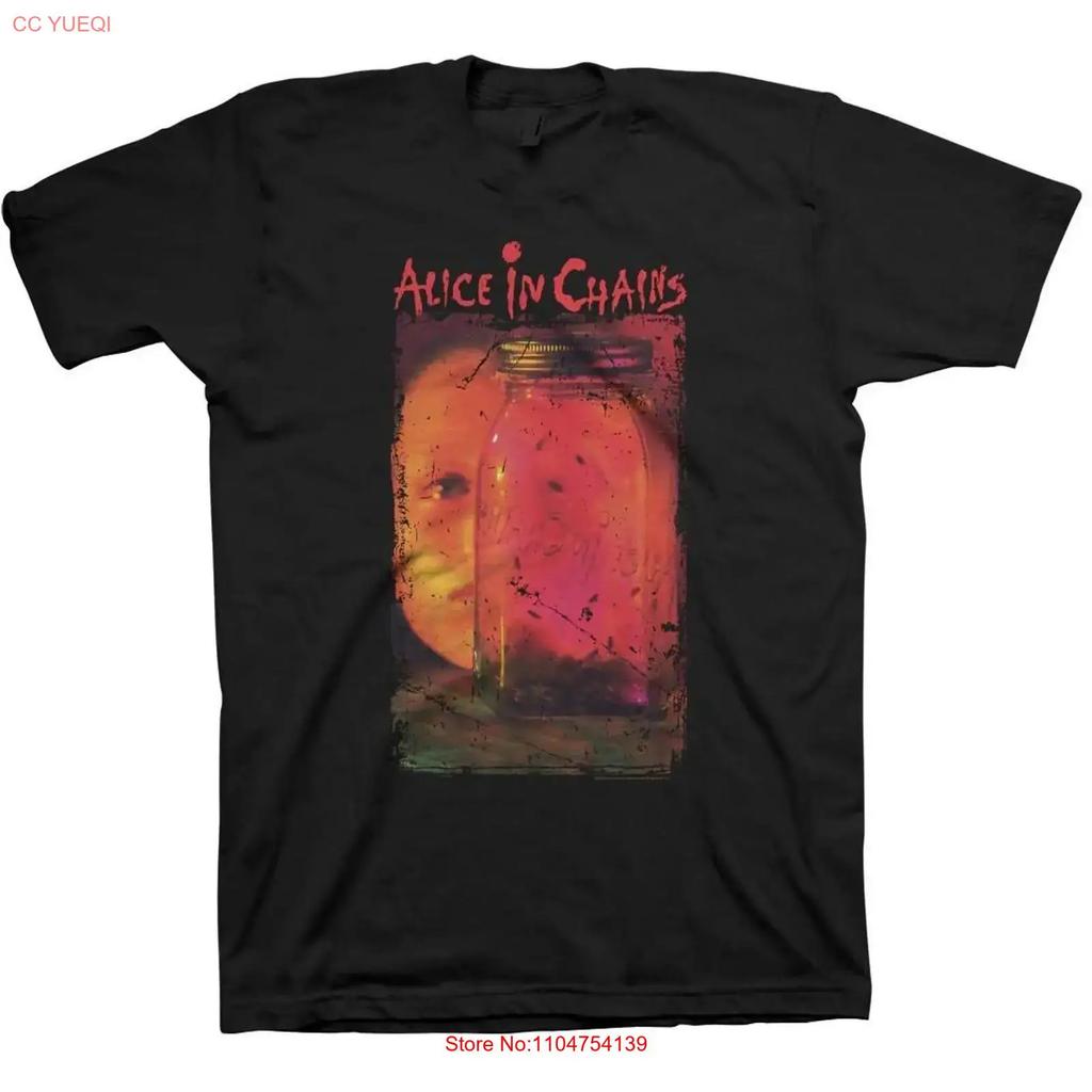 Alice In Chains Jar of Flies M L XL 2XL Black T Shirt Vintage Washed Unisex Graphic Designer Clothes Comfortable Streetwear