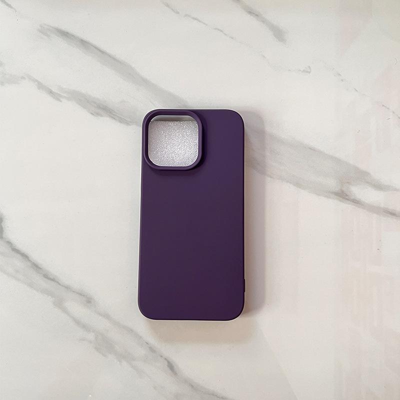 

For Apple 16 Mobile Phone Case for IPhone15ProProMax Candy Color Frosted 14 Half Pack 12 Soft Shell 13 Sets Apple 6plus/7plus/8plus