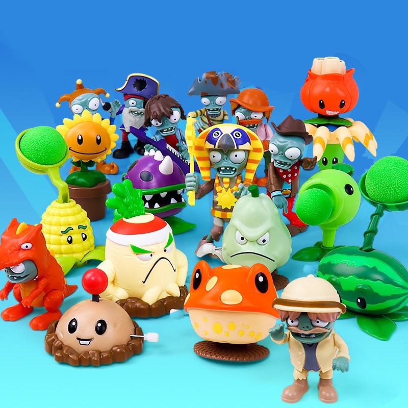 Plants Vs Zombies Toys Figures Peashooter Party Favors Game Sets Gift Box Fun Interactive Game For Kids Teens And Adults