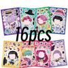 8/16/24Sheets Funny Kpop Demon Hunters Make A Face Puzzle Stickers Kids DIY Game Children Jigsaw  Toy Gift