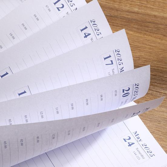 Plánovač kalendář 2025 Měsíční týdenní plánovač Jan. do prosince. 2025 Daily Planner Notebook s měsíčníkem