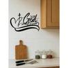 Metal Wall Art Decor Home Office Kitchen Plaque Sign Hanging