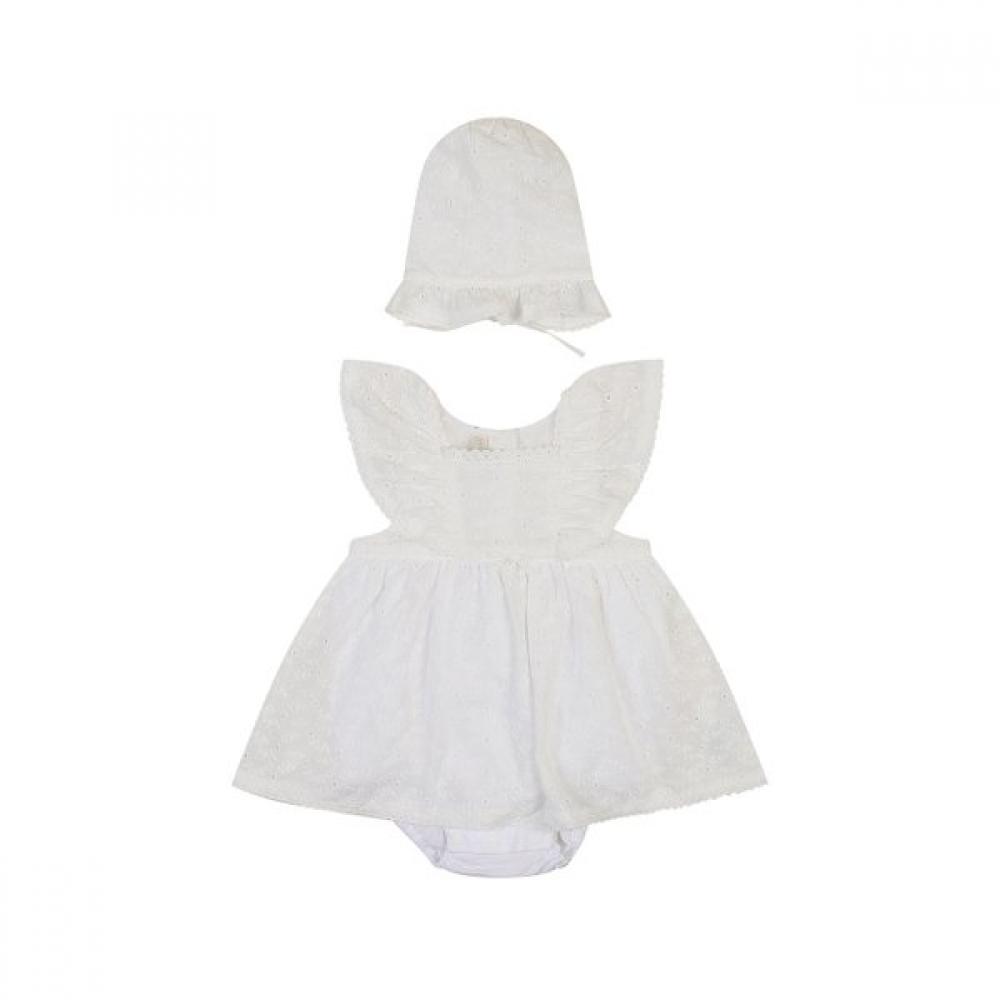 

Ettoi 26 Summer New Product Lace Bodysuit Set Jamie 07t3 27992 O/WHITE/6M