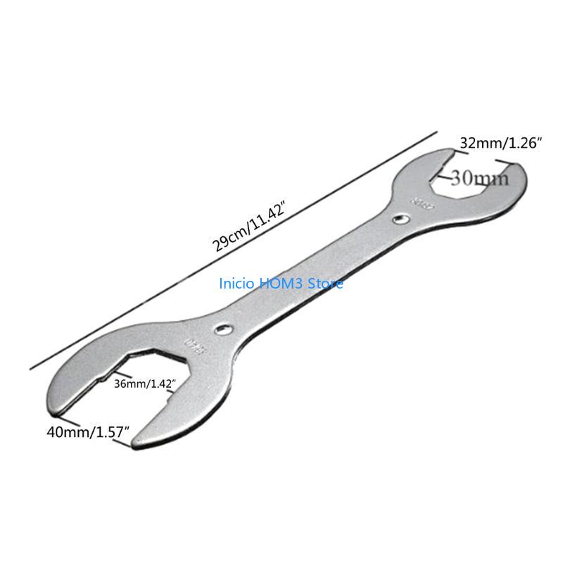 A5YD Dual End Wrench 30-40mm Opening Dual Use End Small Spanner for Car Bike Headset