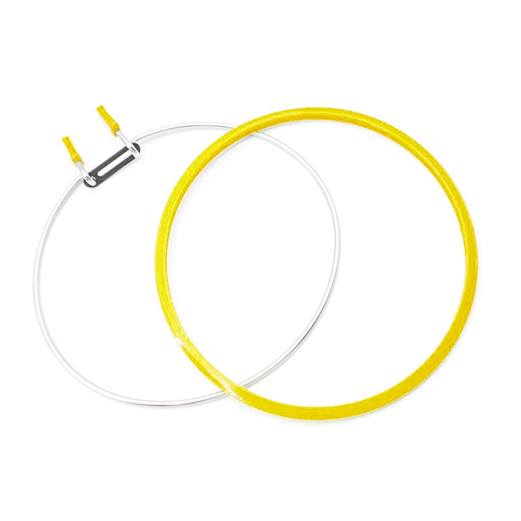 Adjustable Round Embroidery Hoop with Spring Clip Stitching Frame for Embroidery Needlecraft and Stitching Project