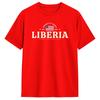 Oversized T Shirt Summer Liberia Independence Day Fashion T Shirts Liberian Flag Pure Cotton Tshirt For Mens Y2k Short Sleeve
