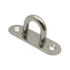 Stainless Steel Oval Door Latch Eye Plate & Buckle 304/316