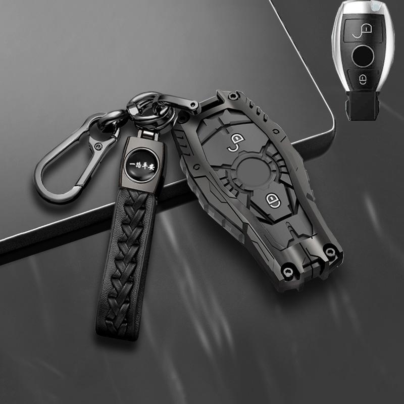 Nova Capa para Chave Inteligente para Carro para Mercedes Benz Classe A B C E S G W204 W205 W212 W213 W176 W177 GLC CLA Acessórios AMG