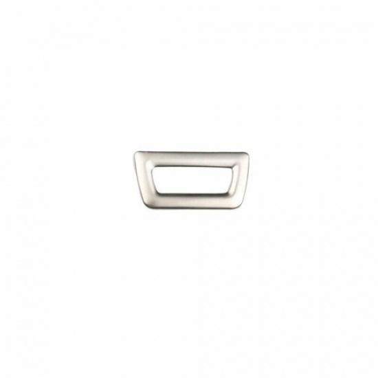 Fit For BMW X1 F48 2016- Silver Steel Rear Door Tailgate Button Cover Trim