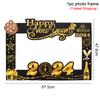 New Year 2024 Number Foil Balloons Happy New Year Eve Party Favors Supplies Garland Photo Props Christmas Decorations Navidad